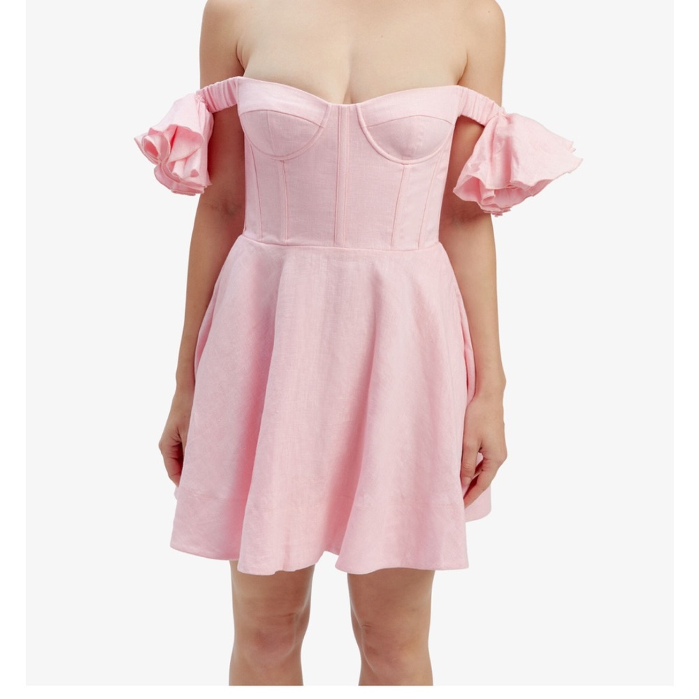 Bardot Sigma Mini Dress in Soft Pink